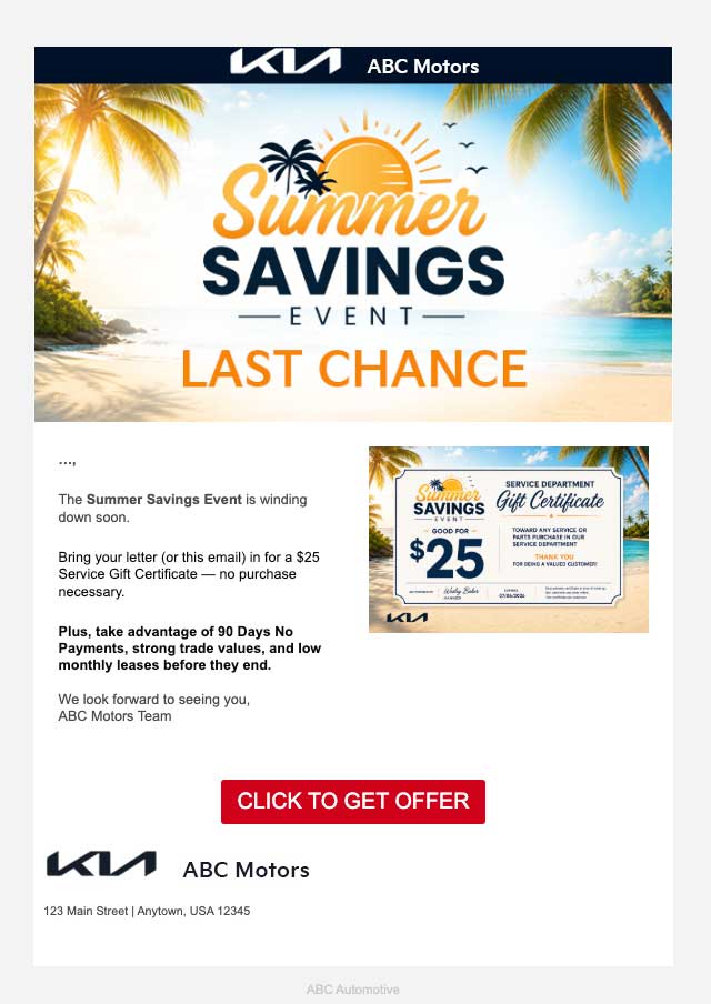 Email 6 — Last chance, Day +31