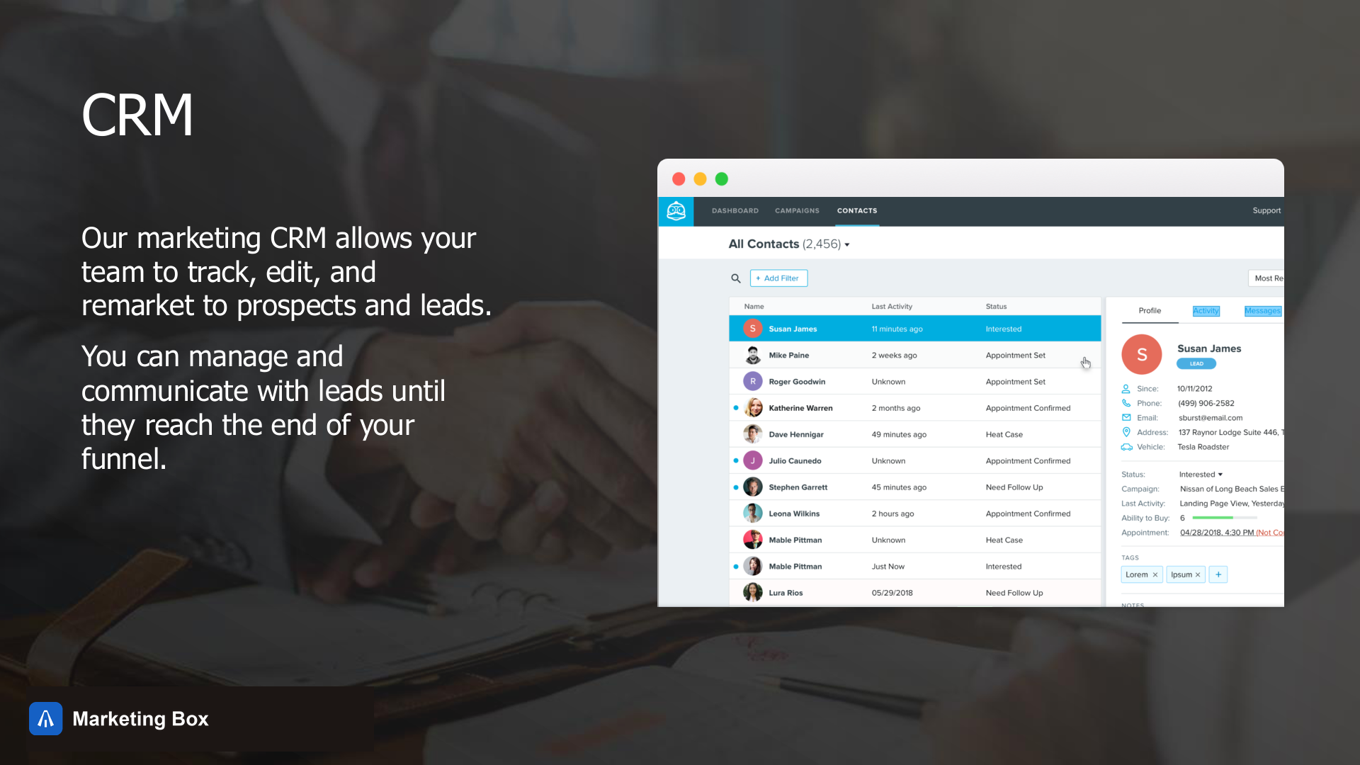 Multi-rooftop dealer marketing platform — slide 25